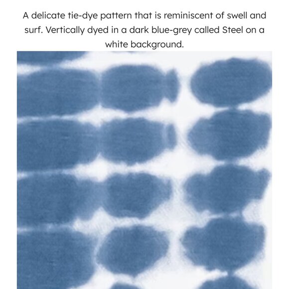 NWT Kyte Baby Zippered Long Sleeve Romper in Steel Rip Tide Blue Tie Dye 6-12m - Picture 2 of 5